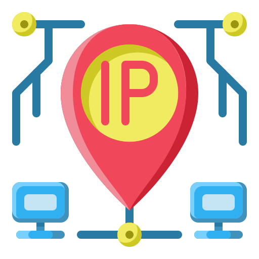 dirección ip icono gratis