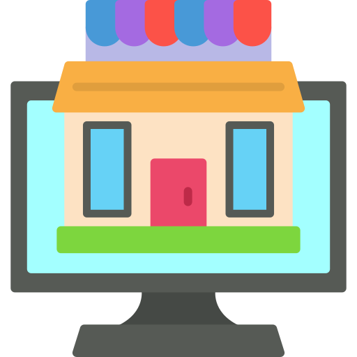 tienda online icono gratis