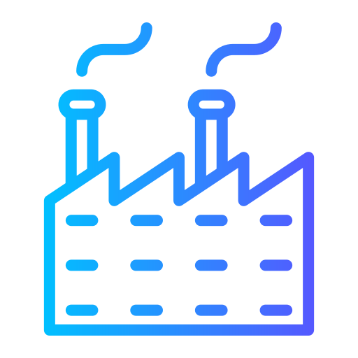 Factory Generic gradient outline icon