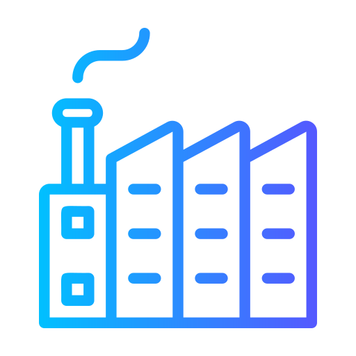 Factory Generic gradient outline icon