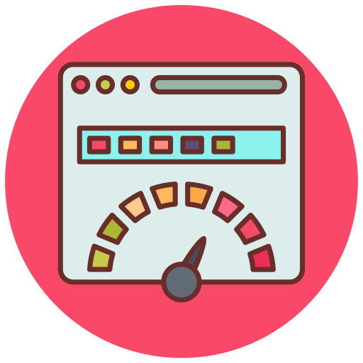 prueba de velocidad icono gratis