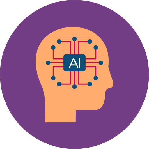 Artificial intelligence Generic color fill icon