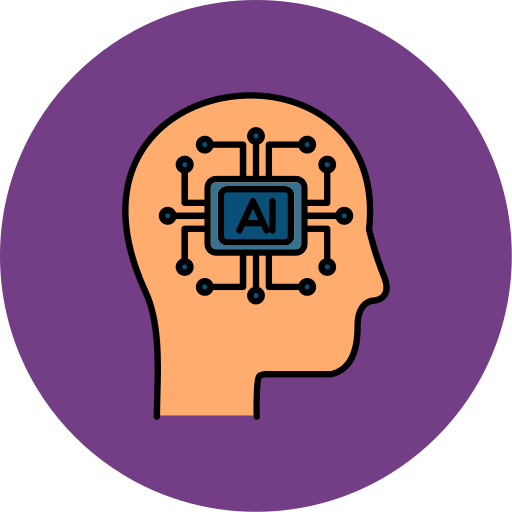 Artificial intelligence Generic color fill icon