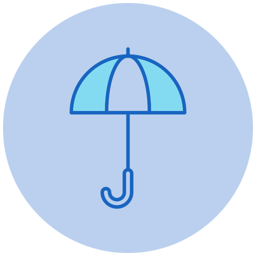 Umbrella Generic color lineal-color icon