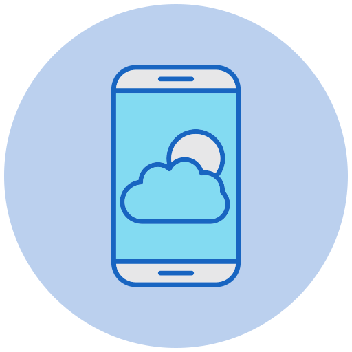 App del clima icono gratis