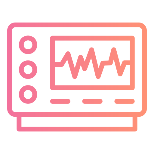 monitor de ecg icono gratis