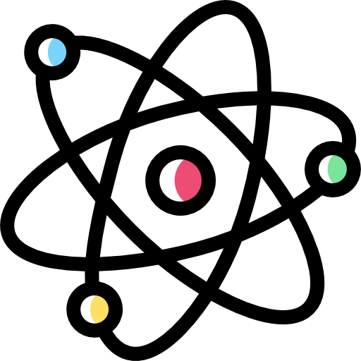 Atom Detailed Rounded Color Omission icon