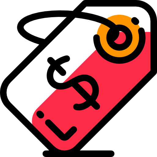 etiqueta de precio icono gratis