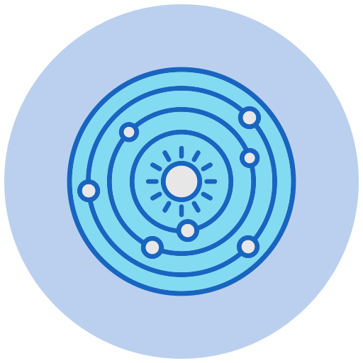 Solar System free icon
