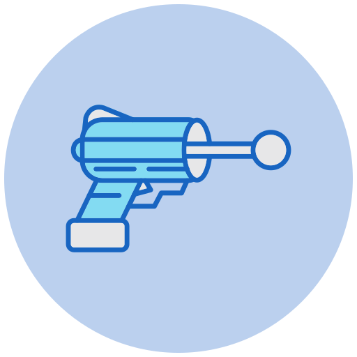 pistola espacial icono gratis