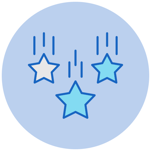 Stars Generic color lineal-color icon