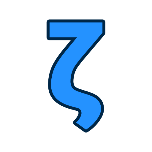 zeta icono gratis