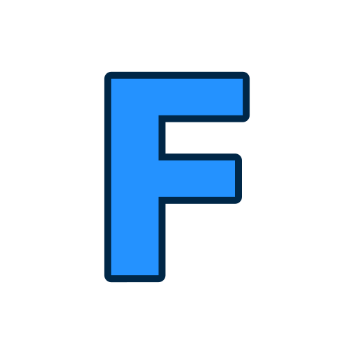 Letter f Generic color lineal-color icon