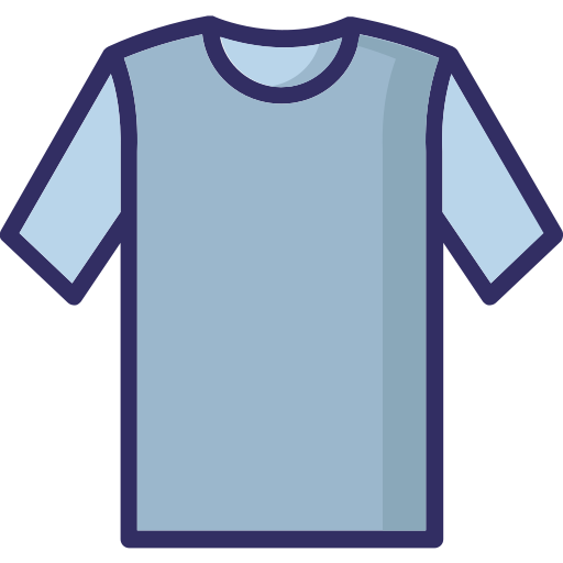 T shirt Generic color lineal-color icon