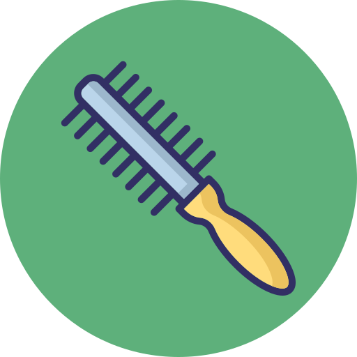 Hair brush Generic color lineal-color icon