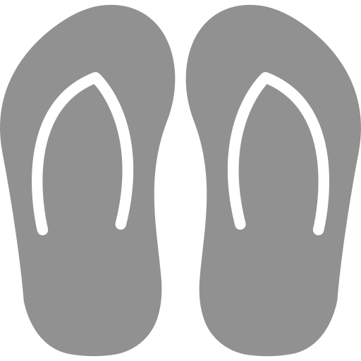 chancletas icono gratis