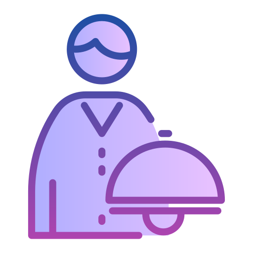 camarero icono gratis