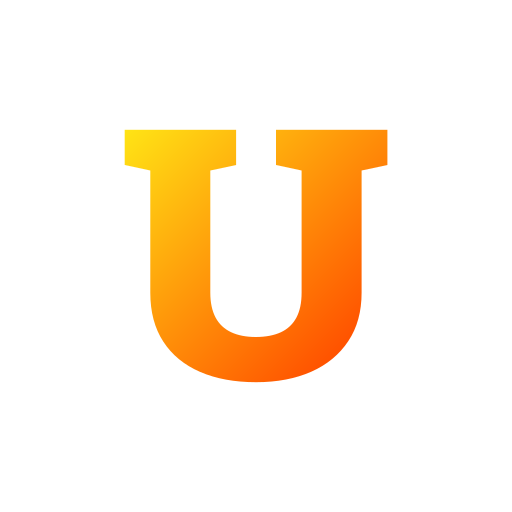 Letter u Generic gradient fill icon