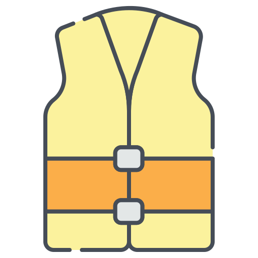 Life Jacket Generic color lineal-color icon