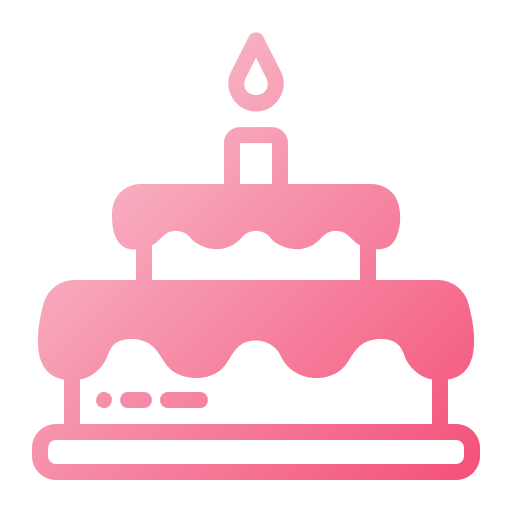 pastel de cumpleaños icono gratis