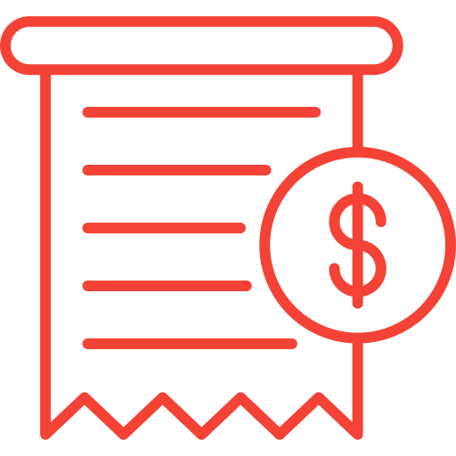 impuestos icono gratis