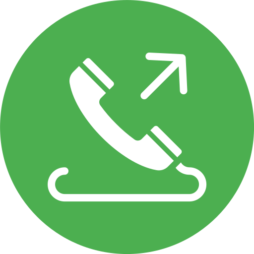 Outcoming call free icon