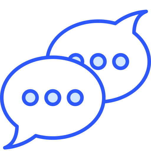 burbuja de chat icono gratis