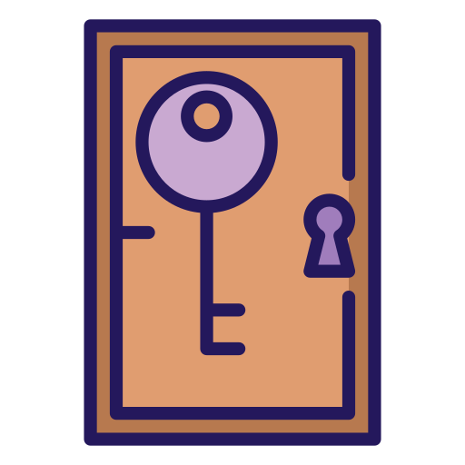 clé de la porte Icône gratuit