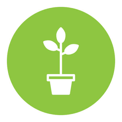 Plant Pot Generic color fill icon