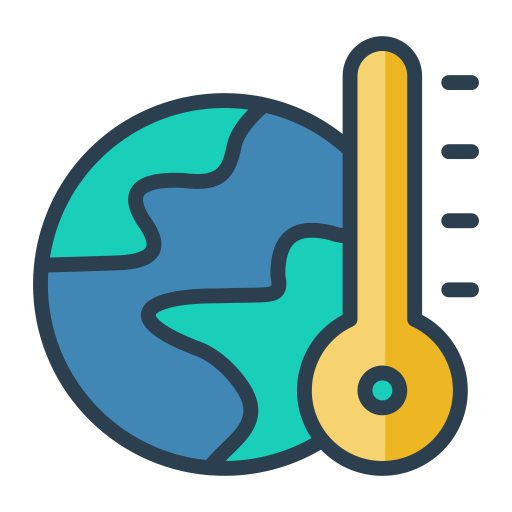 Global Warming Generic color lineal-color icon