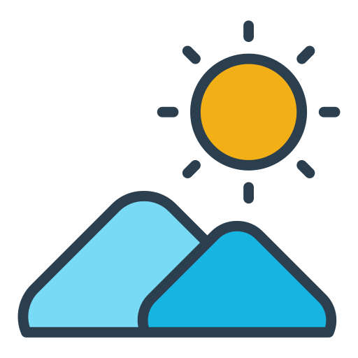 Mountain Generic color lineal-color icon