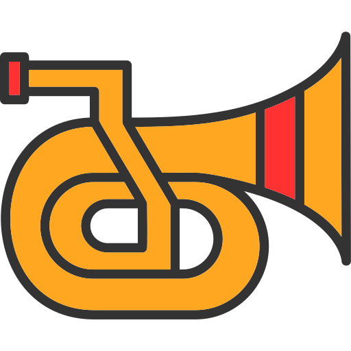 trompeta icono gratis