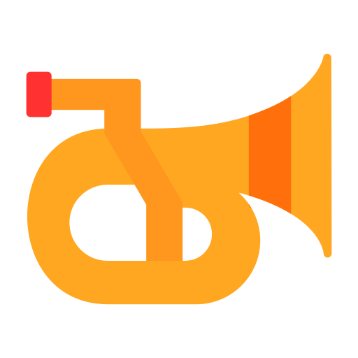 trompeta icono gratis