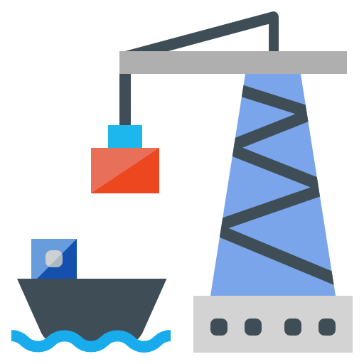 shipping port icon