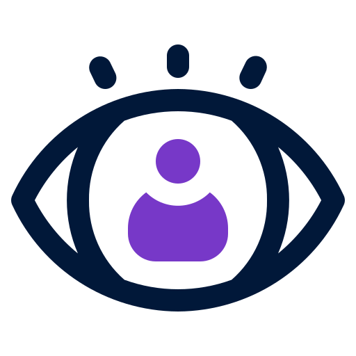 visión icono gratis