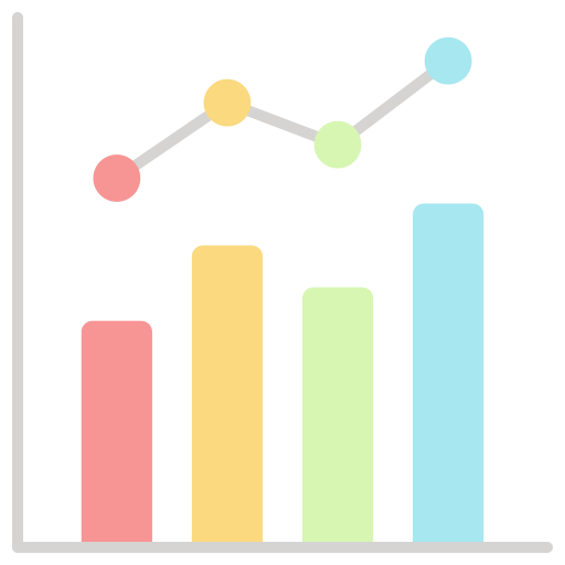 gráfico de barras icono gratis