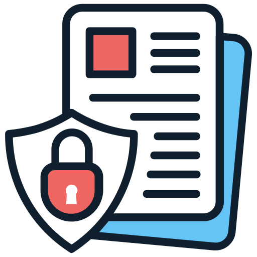 protección de datos icono gratis