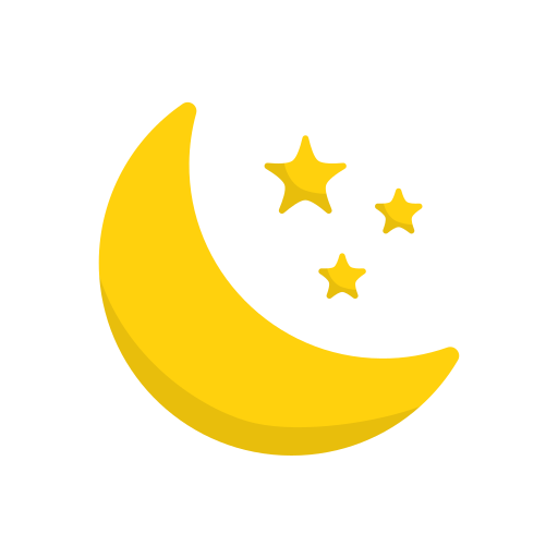 Moon Generic color fill icon