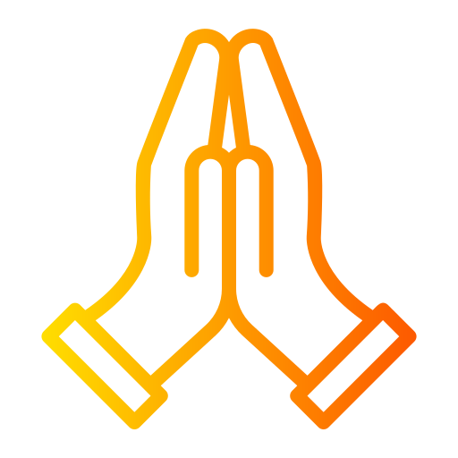 Pray Generic gradient outline icon