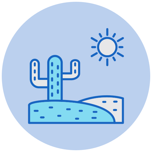 Desert Generic color lineal-color icon