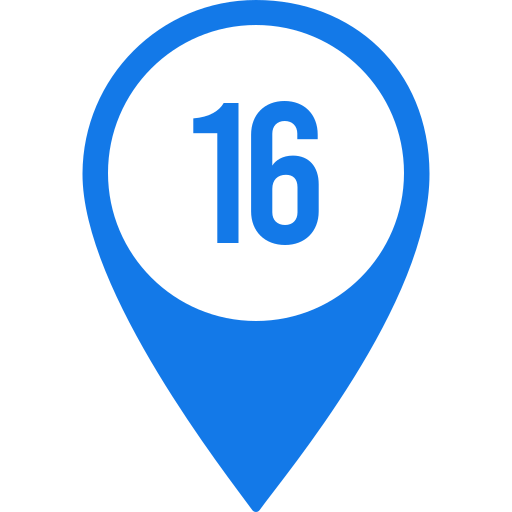 16 grátis ícone