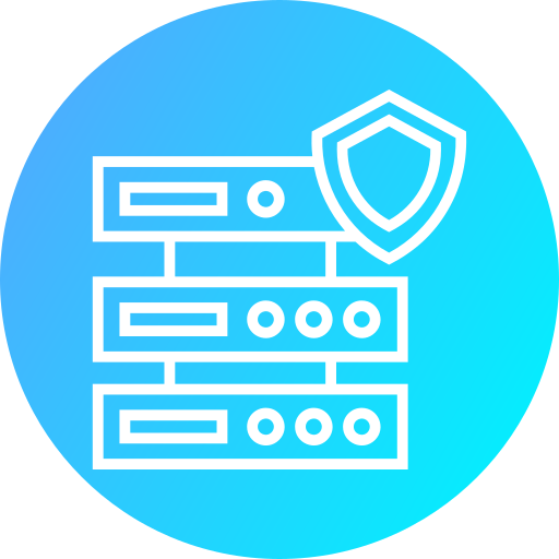 Secured network Generic gradient fill icon