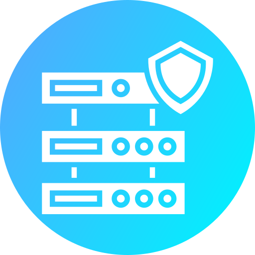 Secured network Generic gradient fill icon