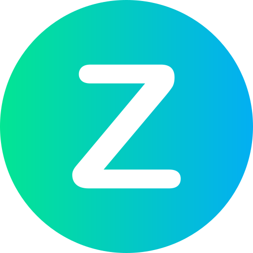 Letter z Generic gradient fill icon