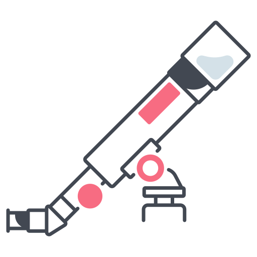 Telescope free icon