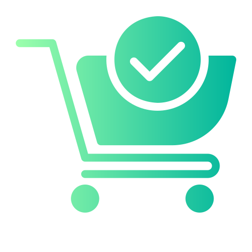 Shopping cart Generic gradient fill icon