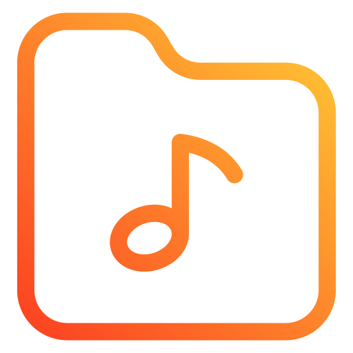 archivos de música icono gratis