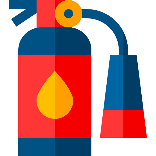 Extinguisher Basic Straight Flat icon