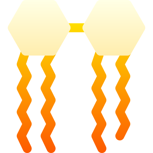 Bacteria membrane free icon