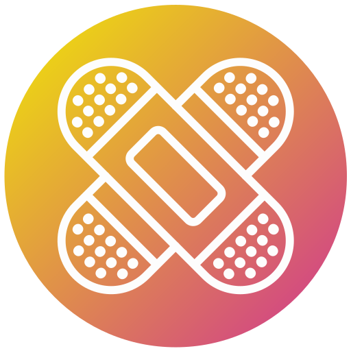 Band aid Generic gradient fill icon